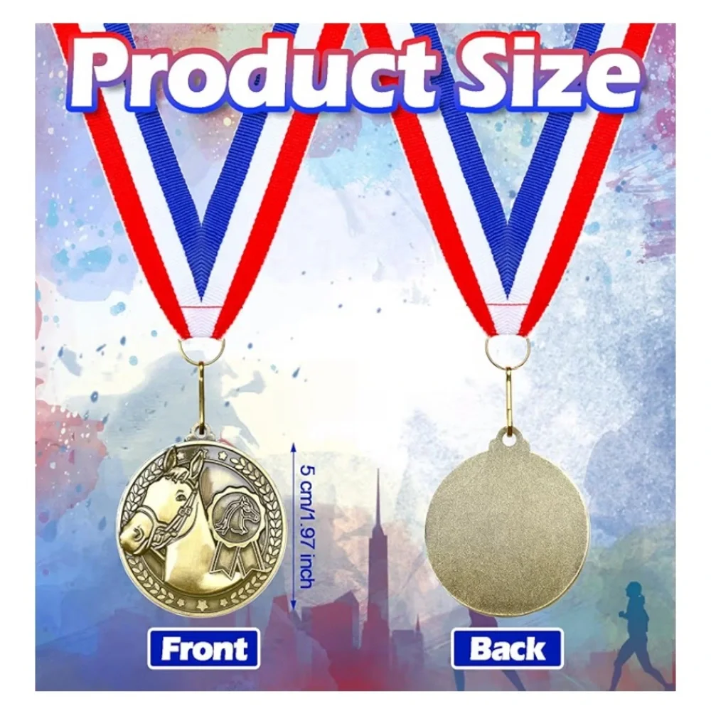 25 bulk horse medals